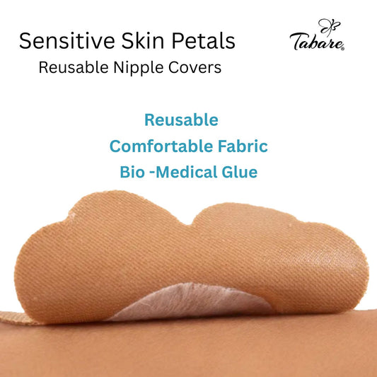 Tabare Sensitive Skin Petals Reusable Nipple Covers