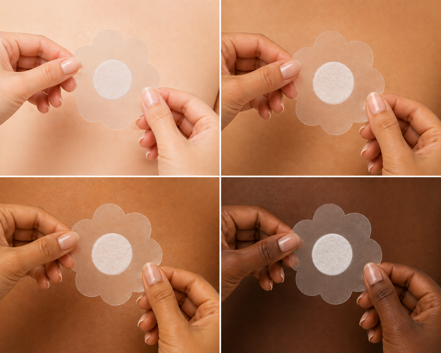 Petal Lites™  Clear Comfort Nipple Covers