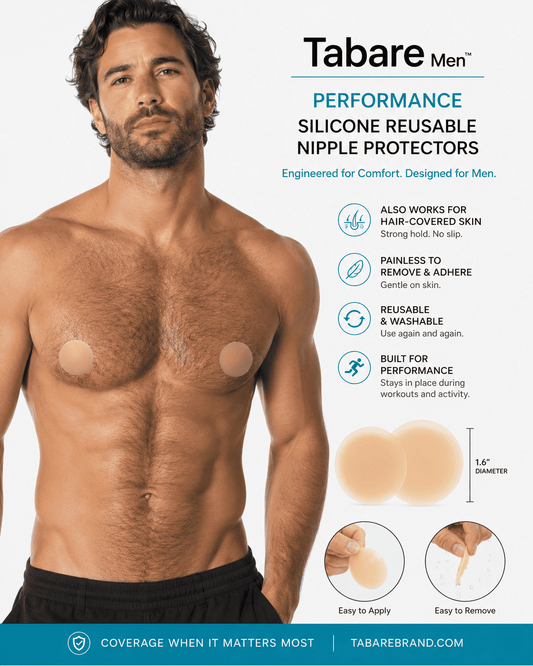 Performance Silicone Reusable Nipple Protectors for Men