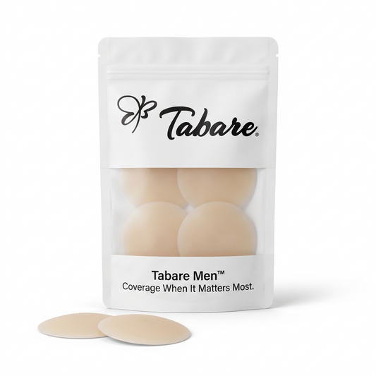 Men's Silicone Nipple Guards – Reusable Anti-Chafing Protection for Running & Sports