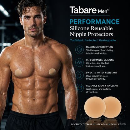 Performance Silicone Reusable Nipple Protectors for Men