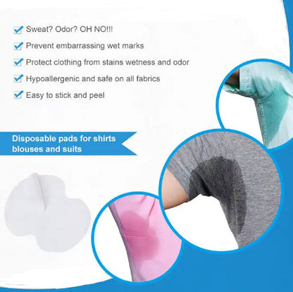 Stay Dry Adhesive Disposable Underarm Pads