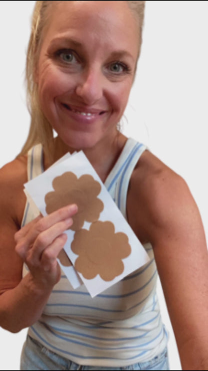 Sensitive Skin Petals Reusable Nipple Covers