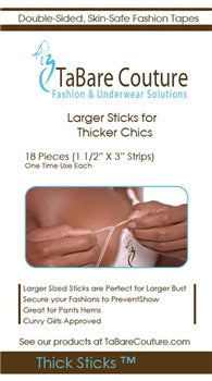 Thick Sticks Fashion Tape - Baretique
